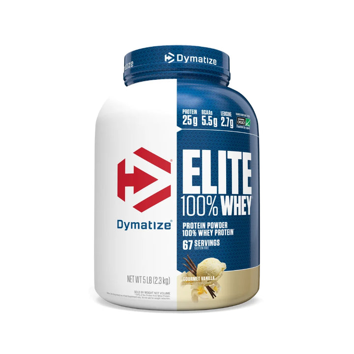 Dymatize Elite Whey Protein 5 Lb Gourmet Vanilla 