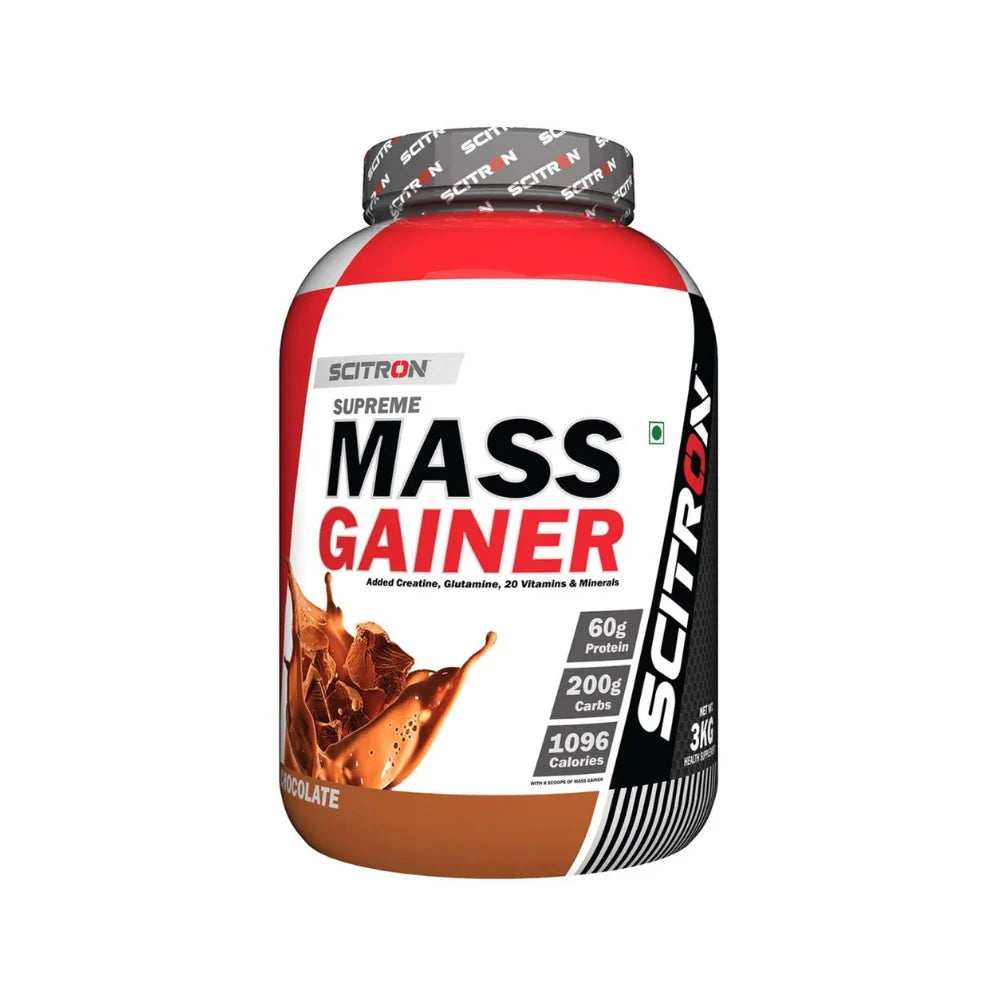 Scitron Supreme Mass Gainer 3Kg Chocolate 
