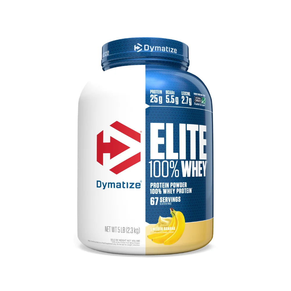 Dymatize Elite Whey Protein Smooth Banana Flavor