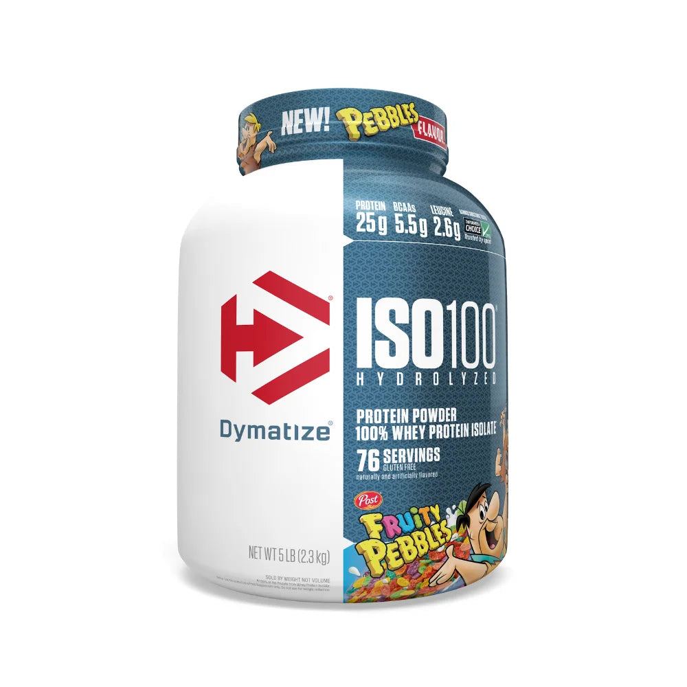 Dymatize ISO 100 Hydrolized Whey Protein 5 Lb Fruity Pebbles