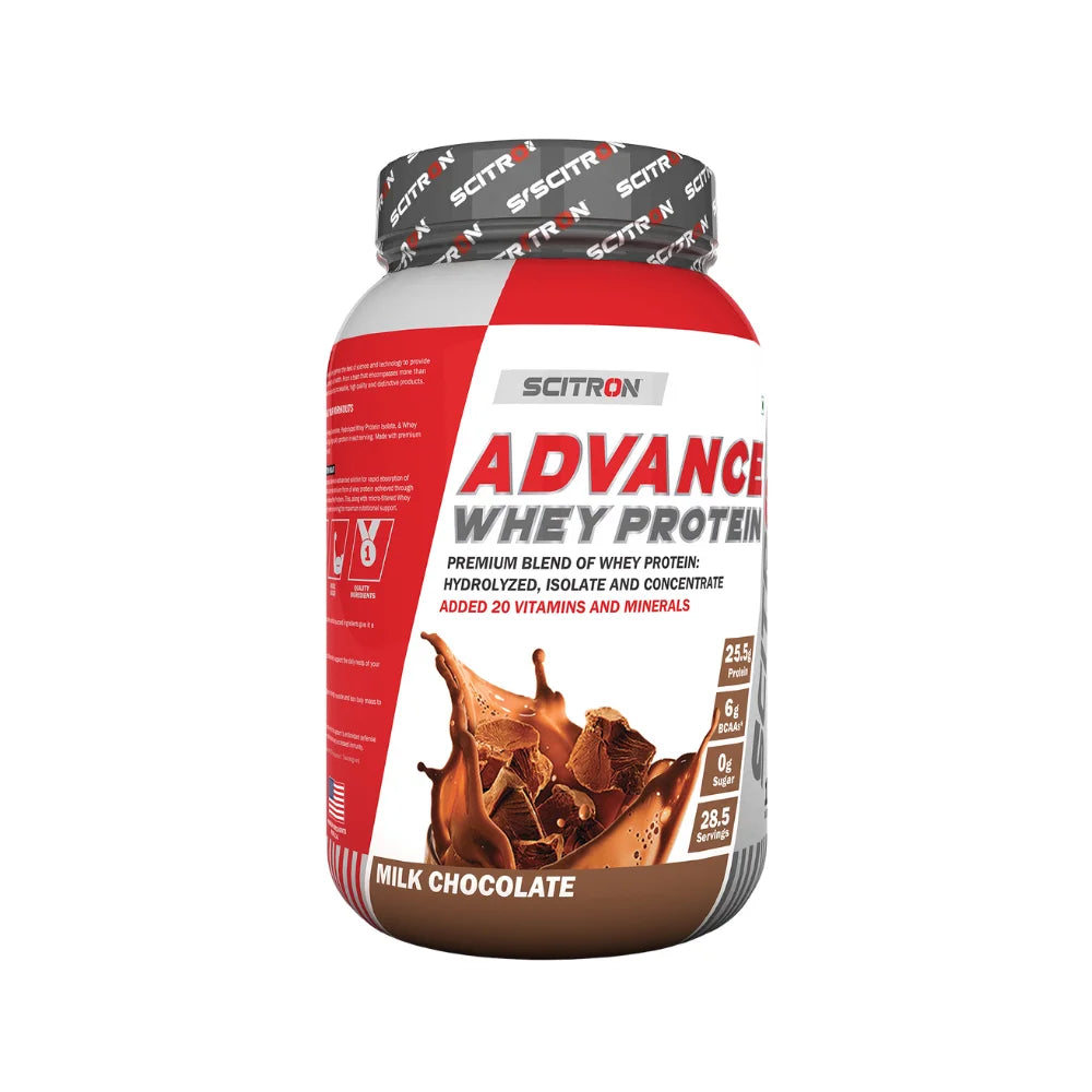 Scitron Advance Whey Protein 1Kg, Milk Chocolate 