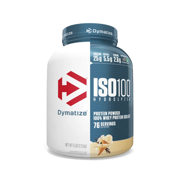 Dymatize ISO 100 Hydrolized Whey Protein 5 Lb Gourmet Vanilla