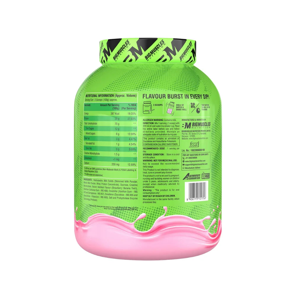 Big Muscles Body Fuel Hardcore, 3Kg 