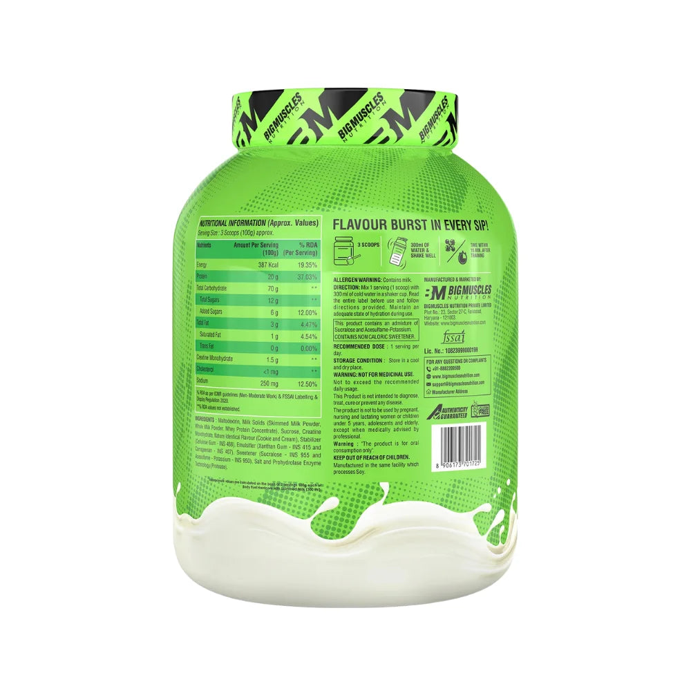 Big Muscles Body Fuel Hardcore, 3Kg 