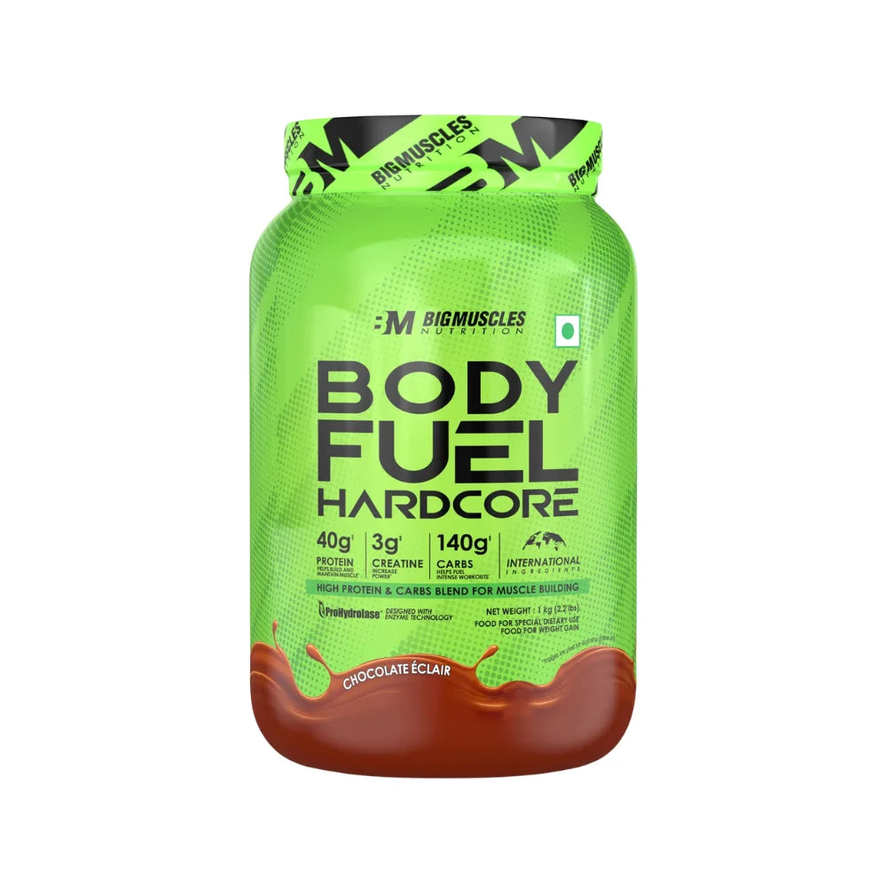 Big Muscles Body Fuel Hardcore, 1Kg Chocolate Eclair