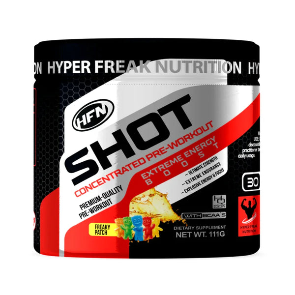 HFN Shot Extreme Preworkout 111gm 30 Servings Freaky Patch