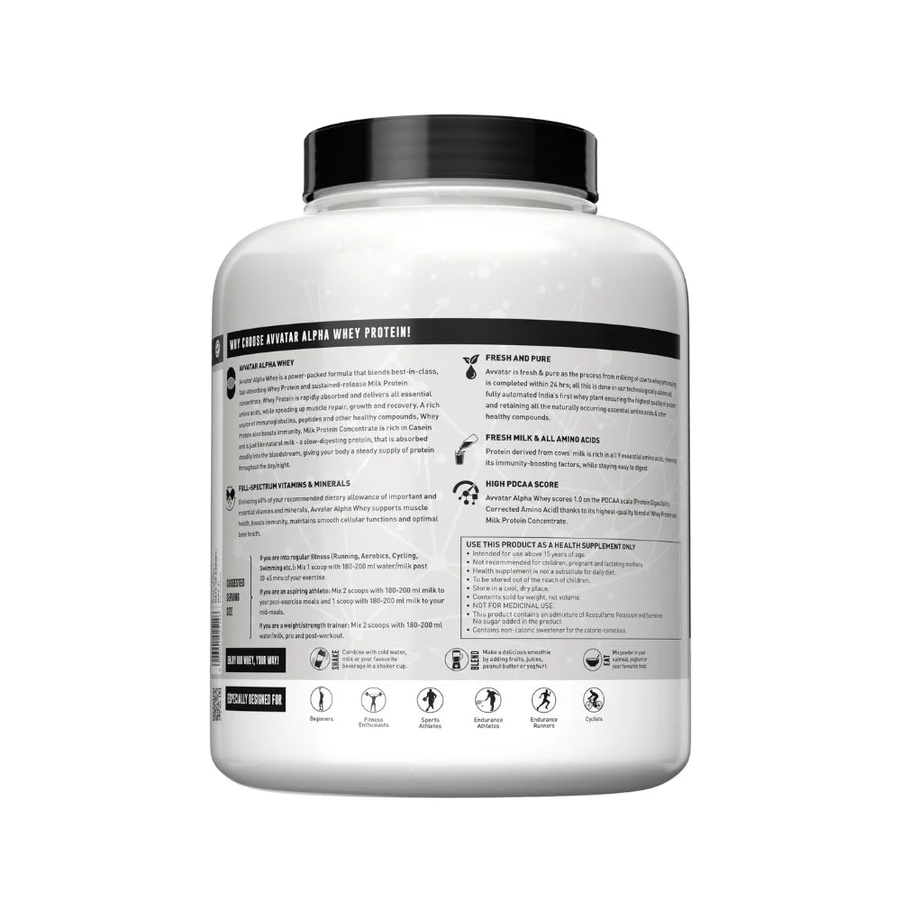Avvatar Alpha Whey 2Kg Benefits