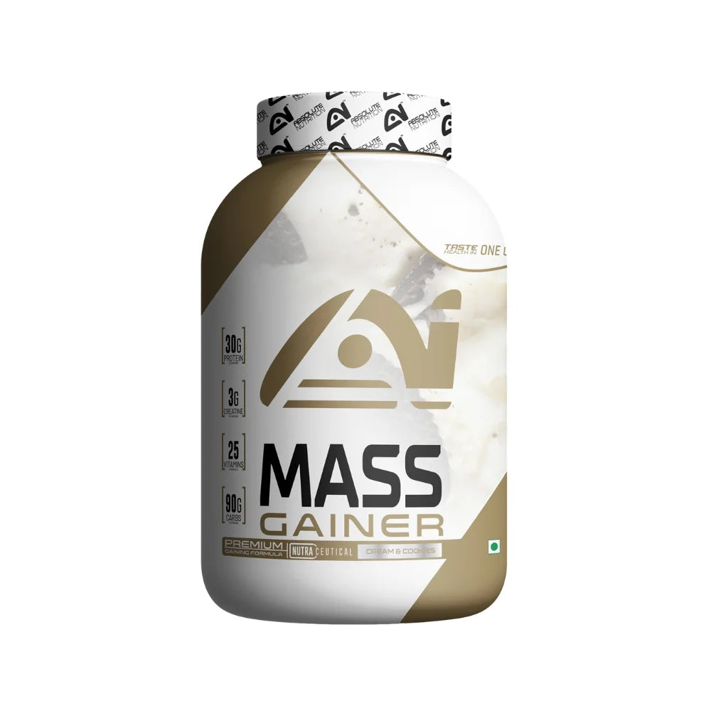 Absolute Nutrition Mass Gainer 1Kg Cream & Cookies