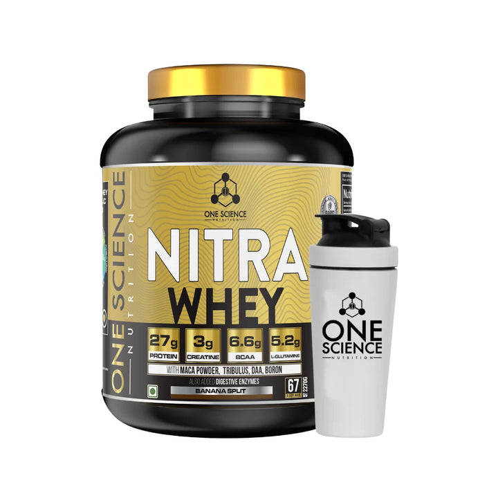 One Science Nitra Whey 5Lb, Banana Split