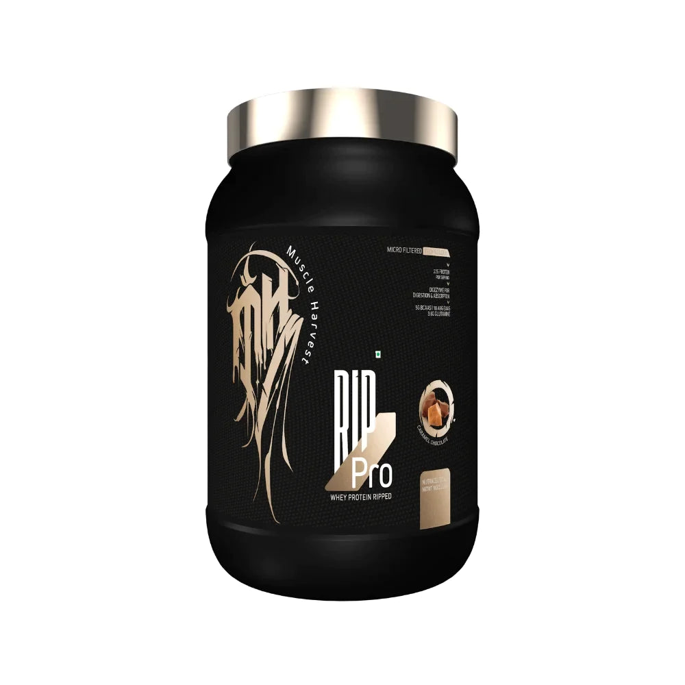 Muscle Harvest RIP Pro Whey 1Kg, Caramel Chocolate 