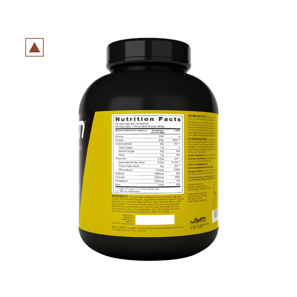 JYM Whey Protein Nutrition Facts