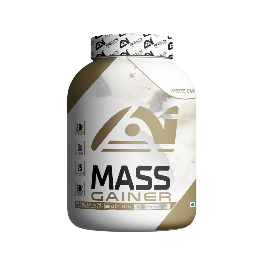 Absolute Nutrition Mass Gainer 3kg Crème & Cookies 