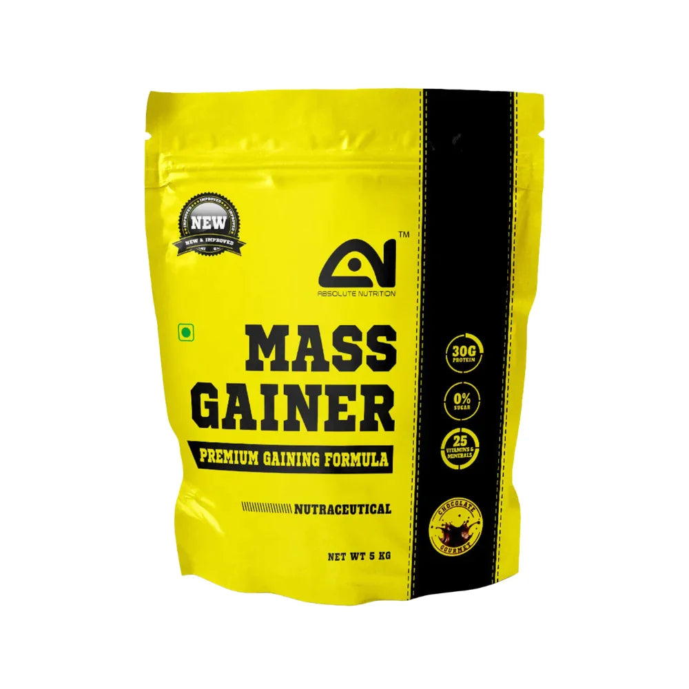 Absolute Nutrition Mass Gainer 5Kg, Chocolate