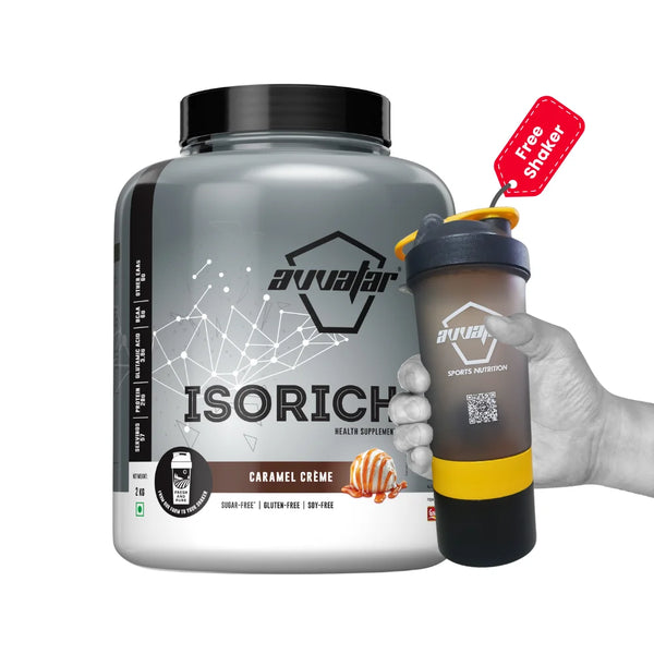 Avvatar Isorich Protein + Free Smart Shaker (With 2Kg)