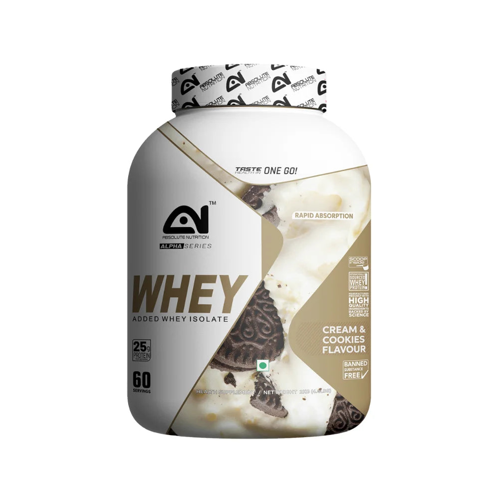 Absolute Nutrition Whey Protein 2Kg Cream & Cookies