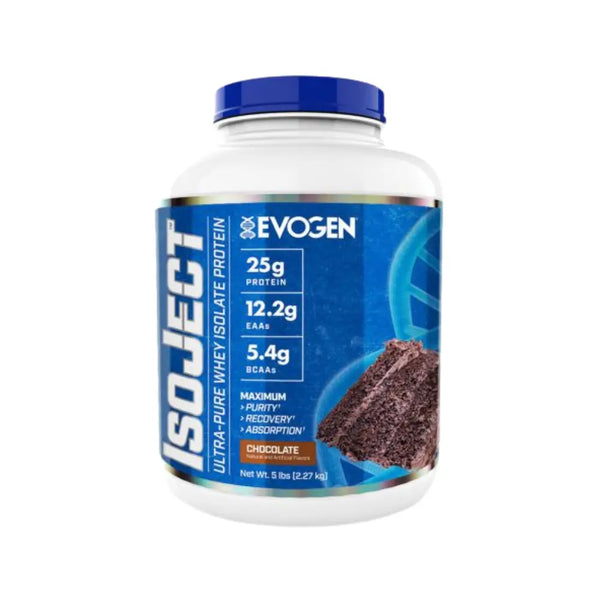 Evogen Isoject Ultra Pure Whey Isolate Protein 5Lbs Chocolate Flavor