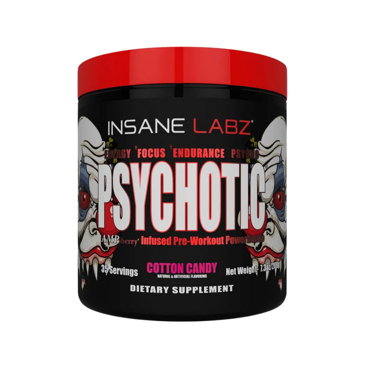 Insane Labz Psychotic Pre Workout 35 Servings Cotton Candy