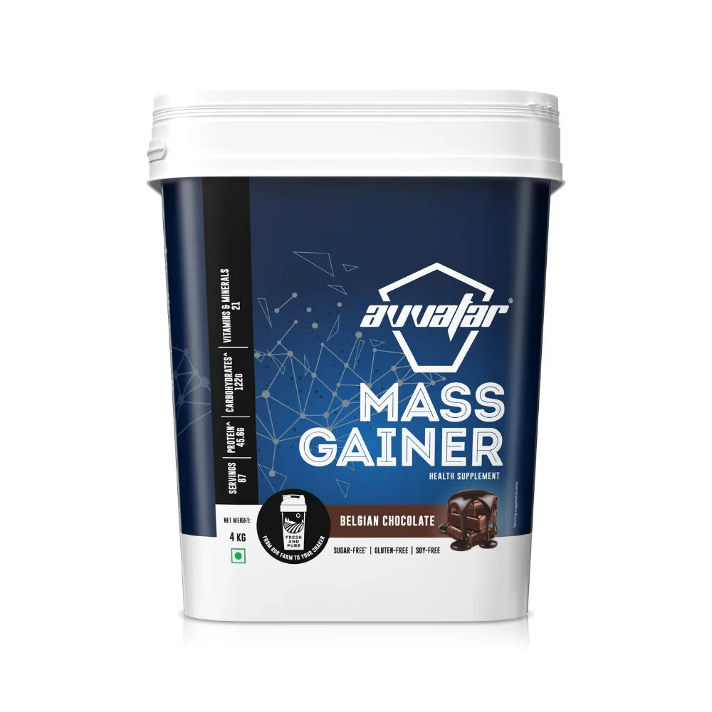 Avvatar Mass Gainer 4Kg, Belgian Chocolate