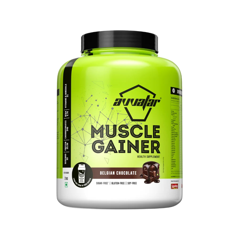 Avvatar Muscle Gainer 2Kg Belgian Chocolate