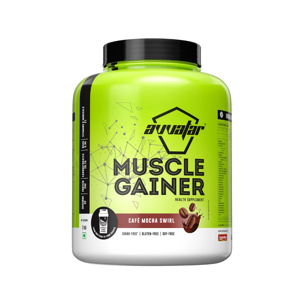 Avvatar Muscle Gainer Cafe Mocha Swirl 2Kg