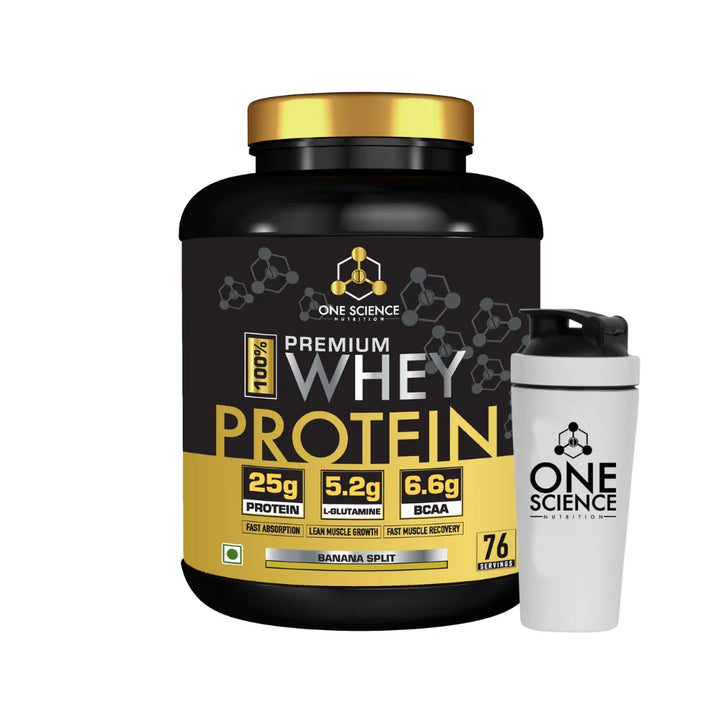 One Science Premium Whey Protein, 5Lb, Banana Split 