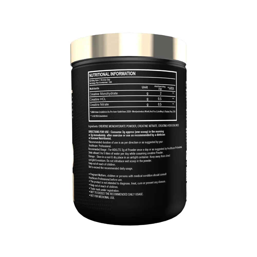 Muscle Harvest Creatine Ingredients