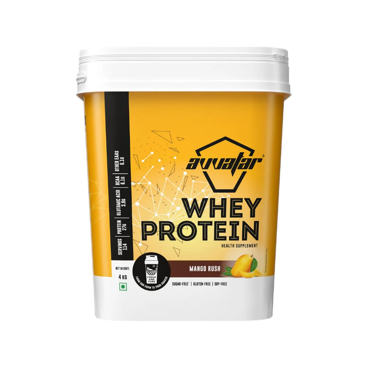 Avvatar Whey Protein 4Kg, Mango Rush