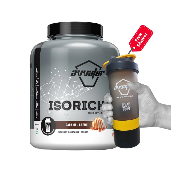 Avvatar Isorich Protein 2Kg, Caramel Creme