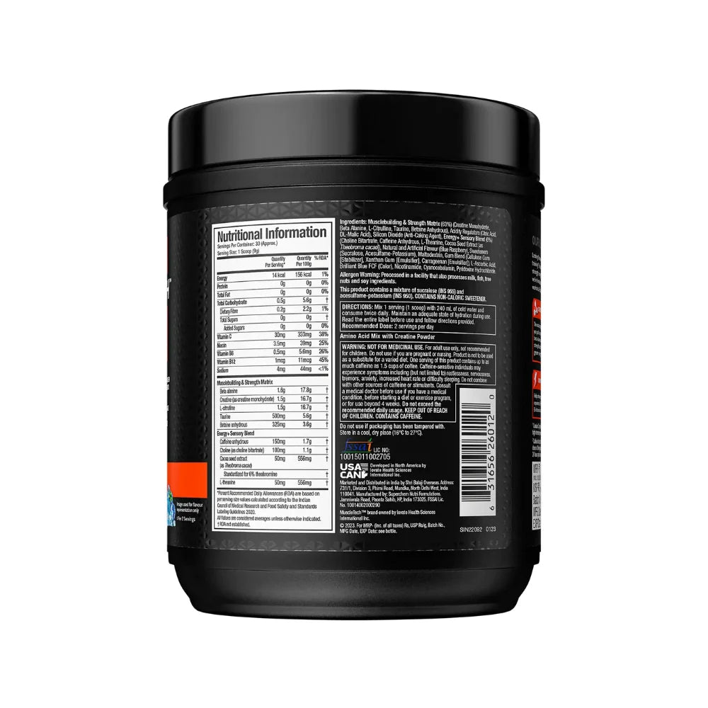 MuscleTech VaporX5 Pre Workout