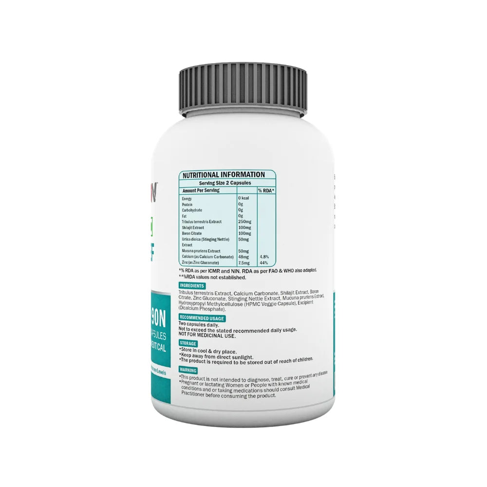 Scitron Test High DEF Testosterone Nutritional Information 