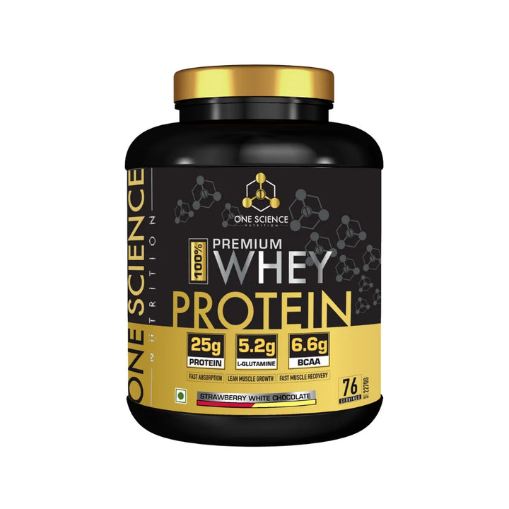 One Science Premium Whey Protein 5 Lb Strawberry White Chocolate