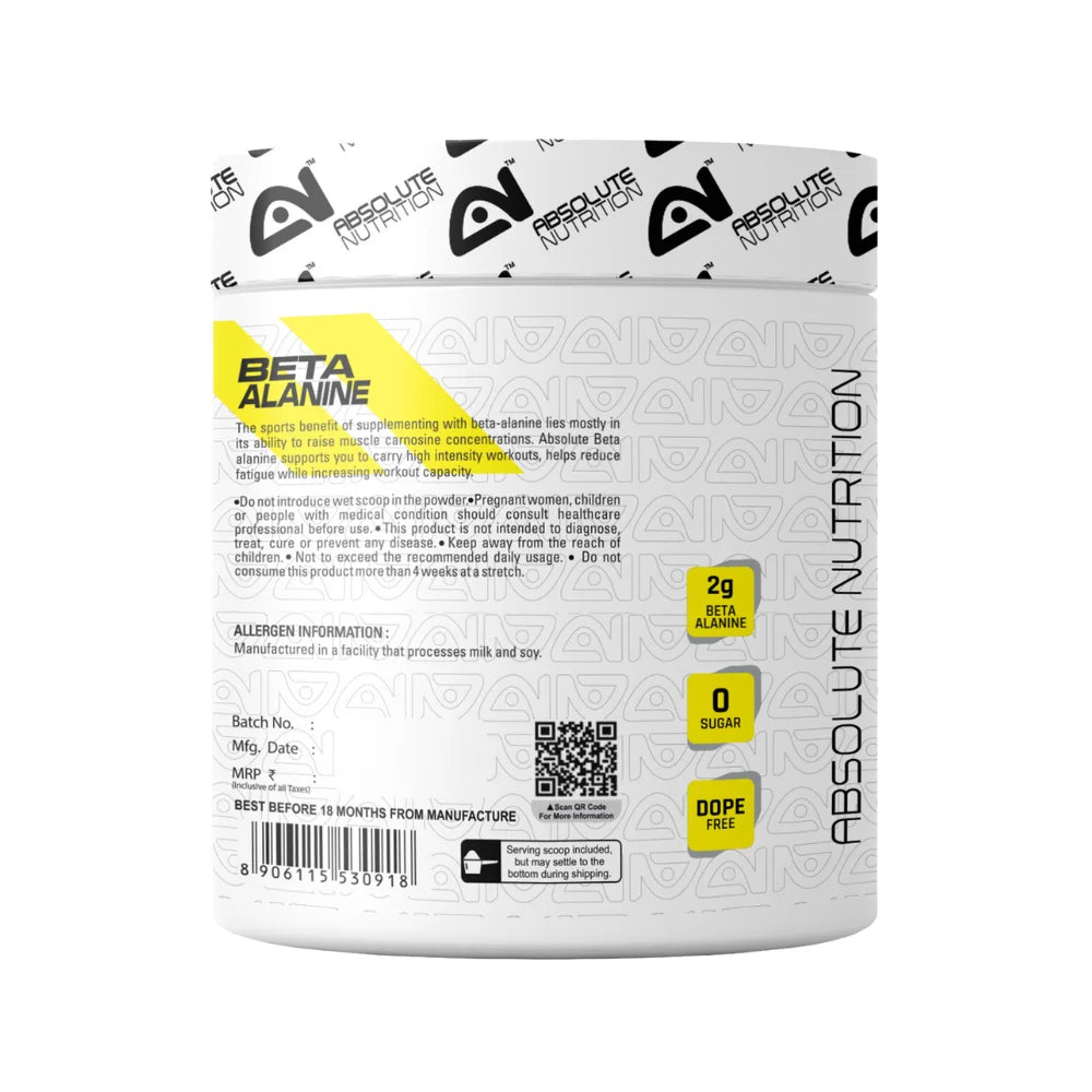 Absolute Nutrition Beta Alanine Benefits