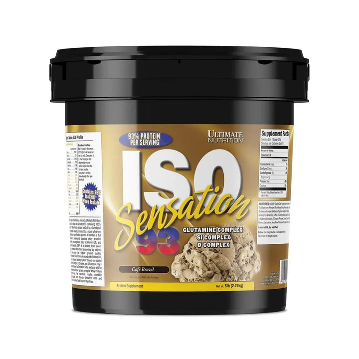Ultimate Nutrition ISO Sensation Protein Cafe Brazil