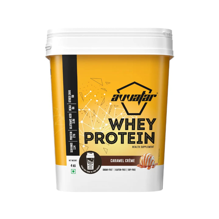 Avvatar Whey Protein 4Kg, Caramel Creme