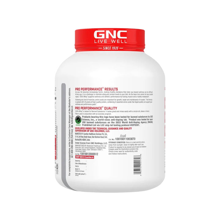 GNC Whey Protein 4Lbs