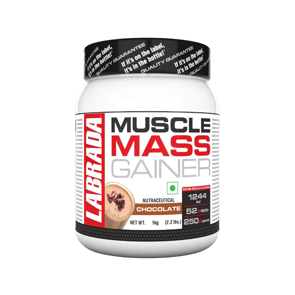 Labrada Muscle Mass Gainer 1Kg, Chocolate