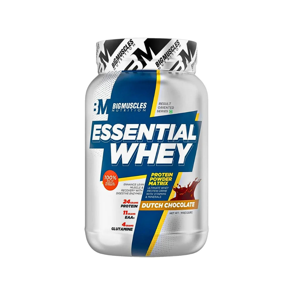 Big Muscles Essential Whey 1kg Dutch Chocolate