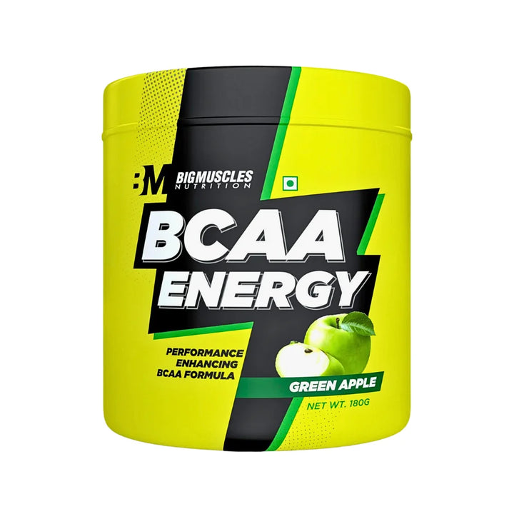 Big Muscles BCAA Energy 180g (30 Servings) Green Apple 
