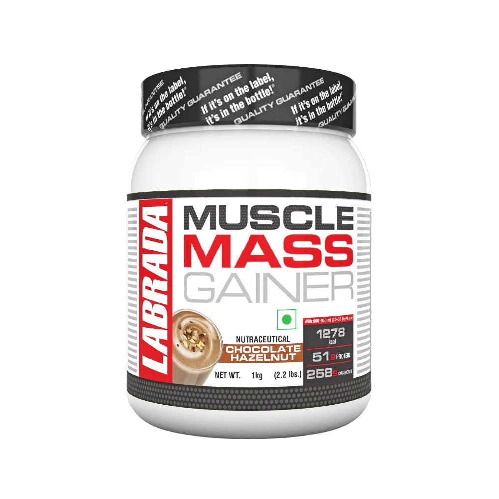 Labrada Muscle Mass Gainer 1Kg, Chocolate Hazelnut 