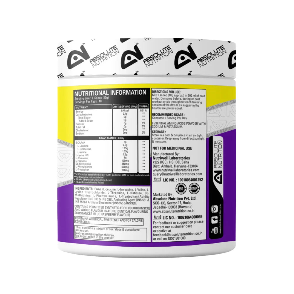 Absolute Nutrition Alpha Series Exclusive EAAs