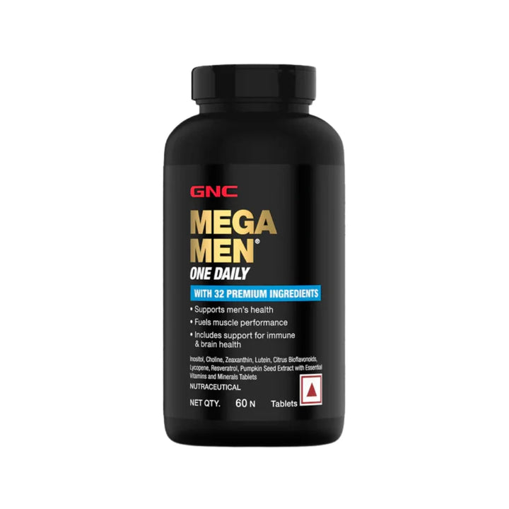 GNC Mega Men One Daily Multivitamin, 60 Tablets