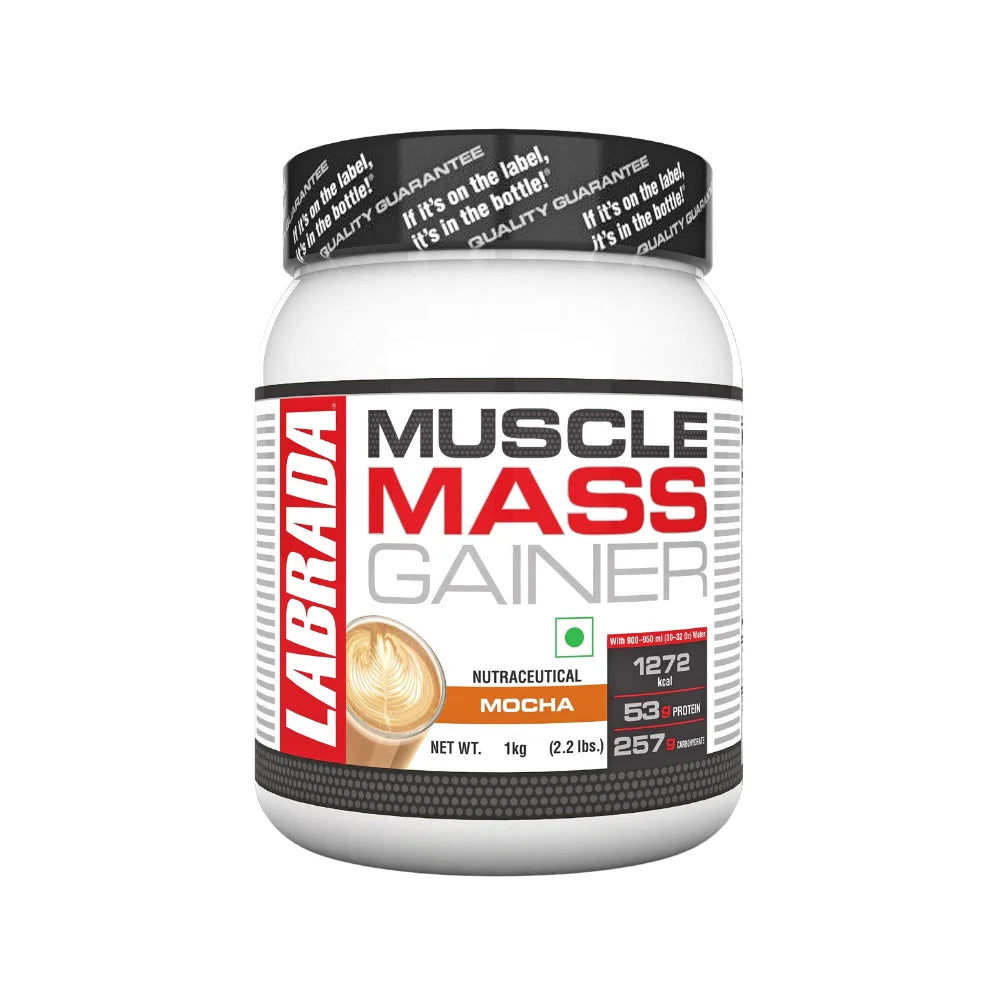 Labrada Muscle Mass Gainer 1kg, Mocha