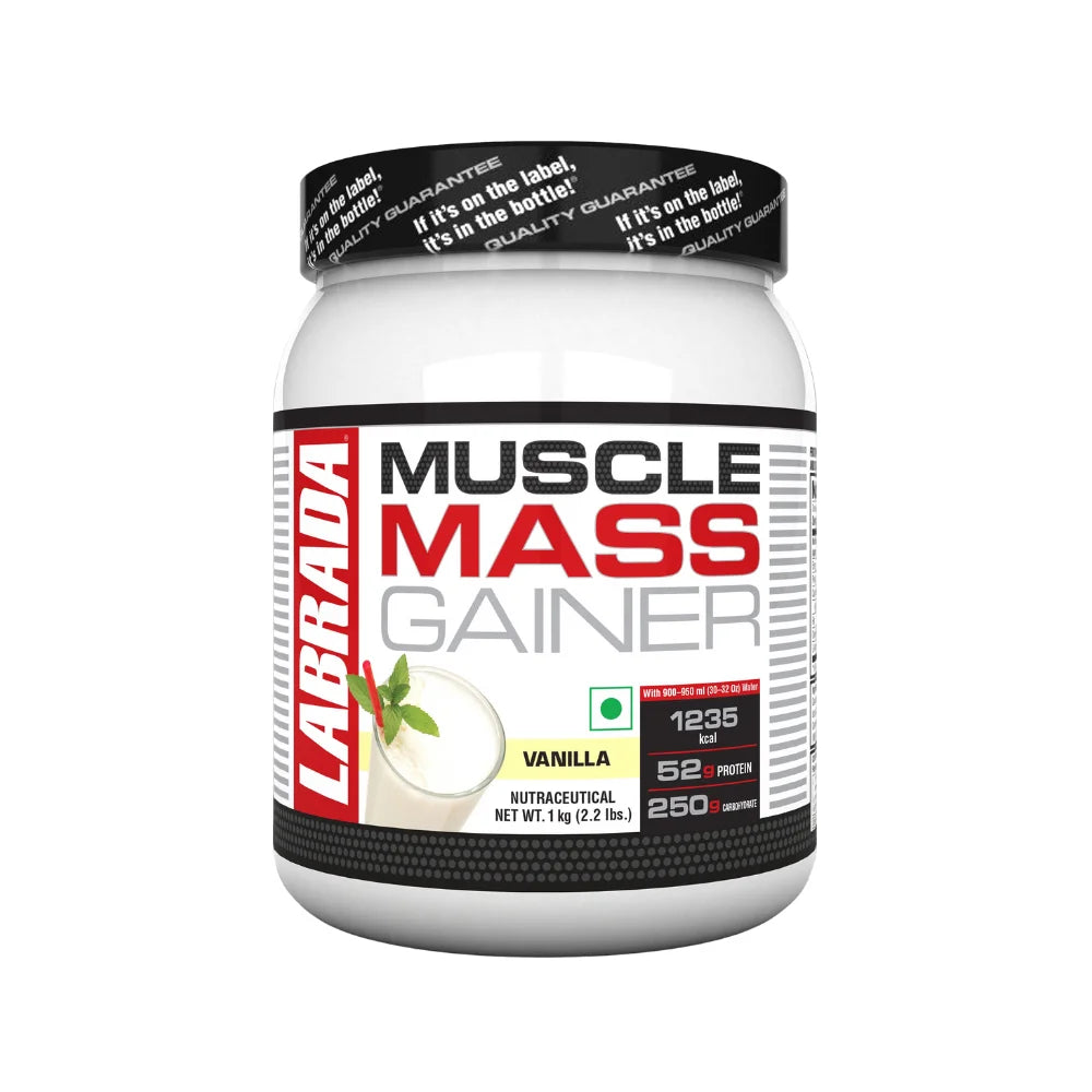 Labrada Muscle Mass Gainer 1Kg, Vanilla 