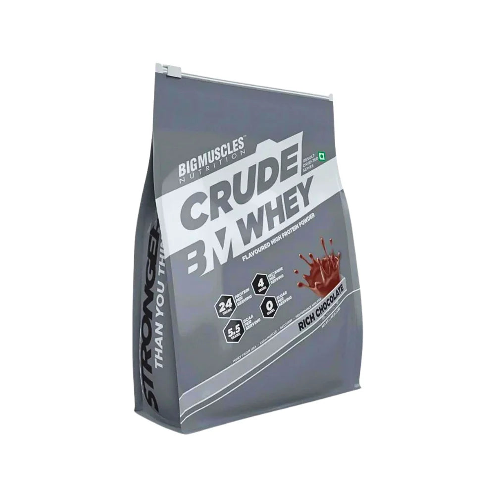 Big Muscles Crude Whey 2kg Rich Chocolate