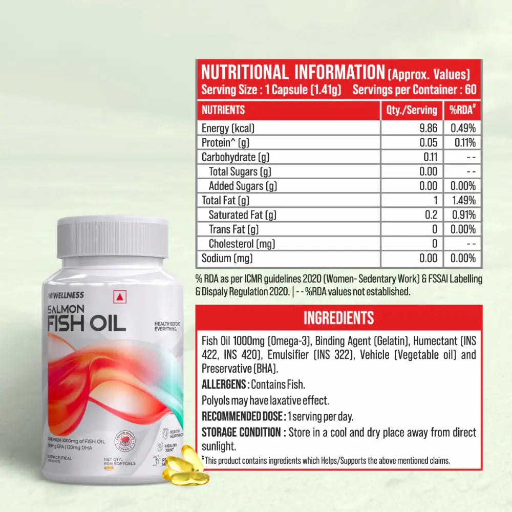 BigMuscles Salmon Fish Oil Benefits