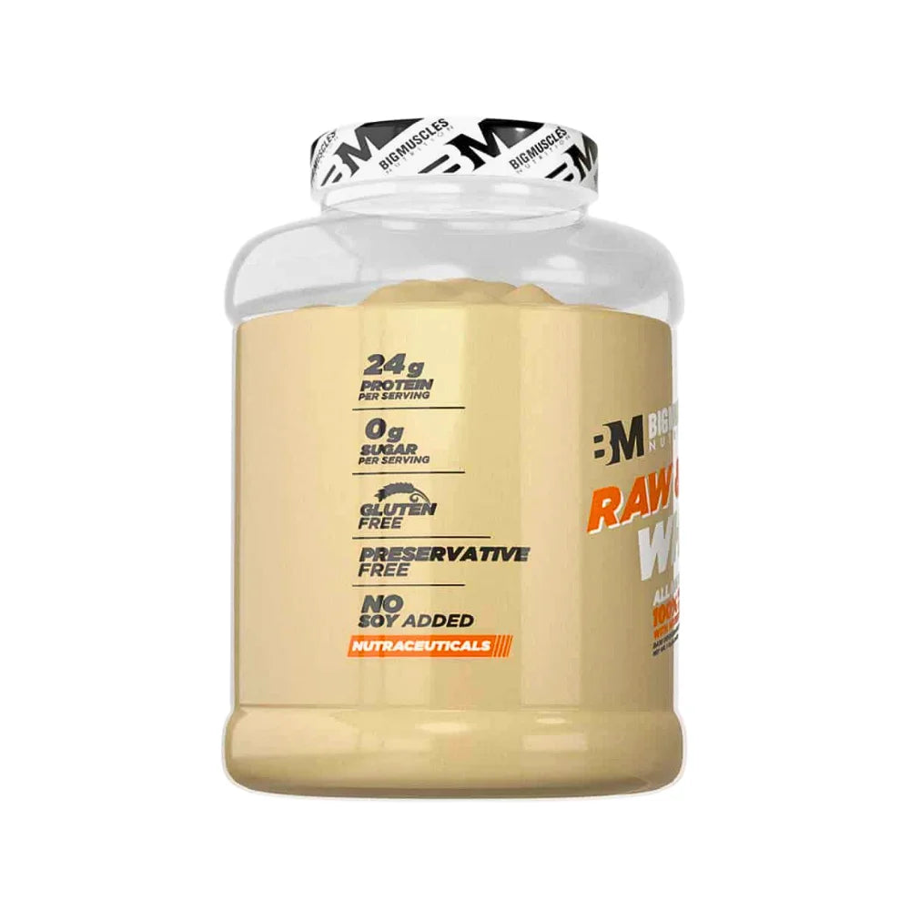 Big Muscles Raw And Real Whey Protein Powder 