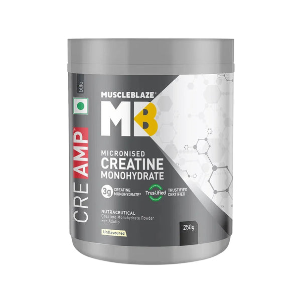 MuscleBlaze Creatine Monohydrate,Unflavored, 250g