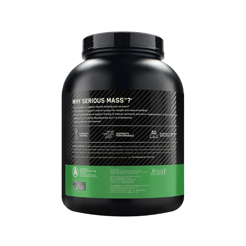 Optimum Nutrition Mass Gainer Benefits 
