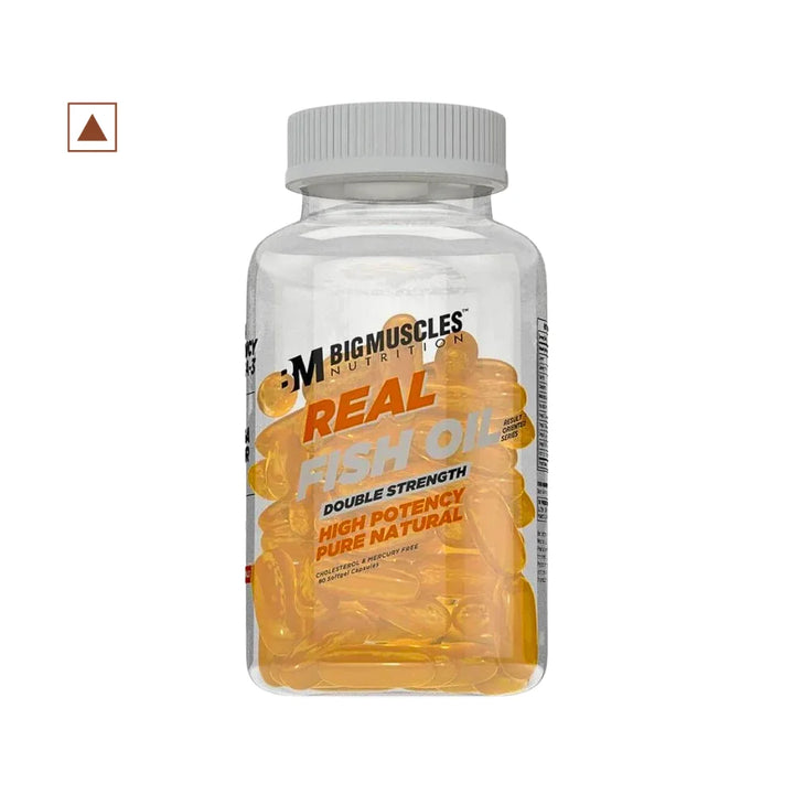 Big Muscles Real Fish Oil Double Strength 60 Caps