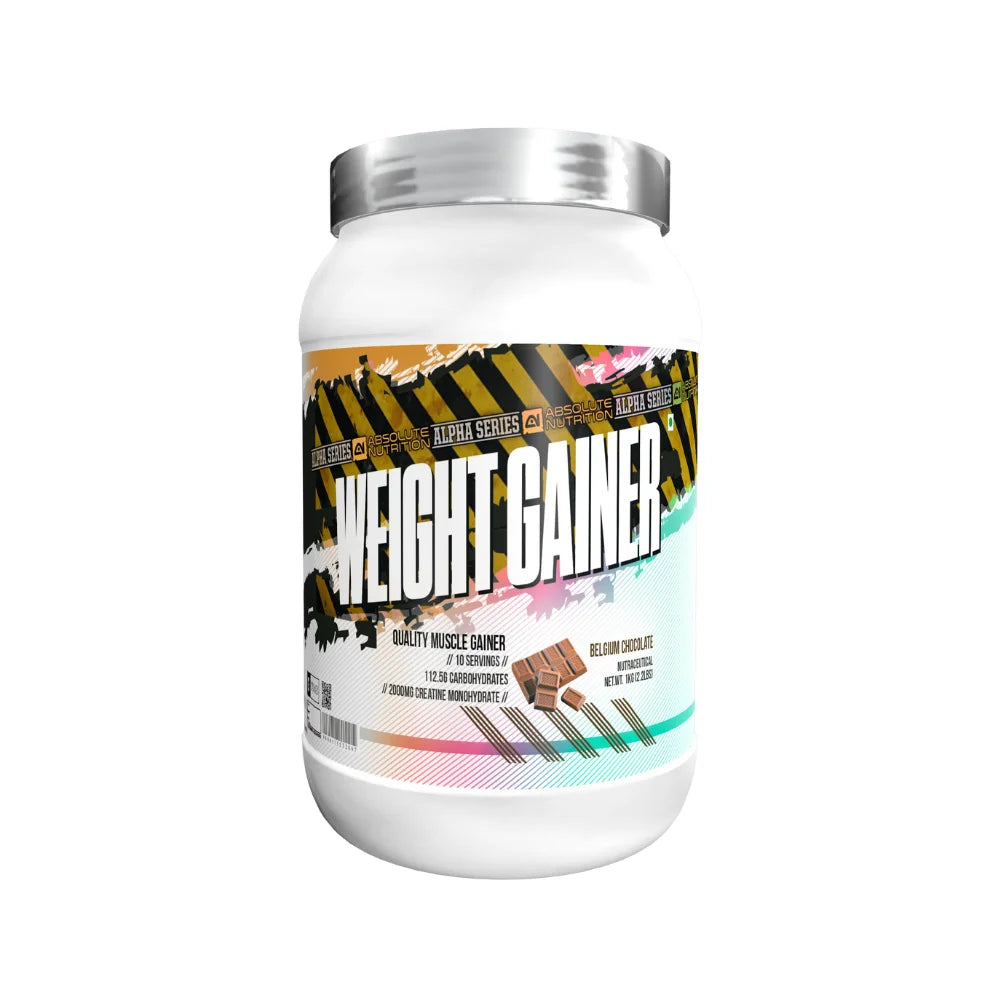 Absolute Nutrition Alpha Weight Gainer 1Kg, Belgium Chocolate